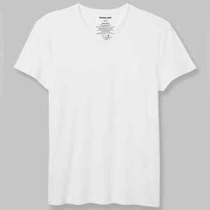 Tommy John second skin v-neck white shirt size Large